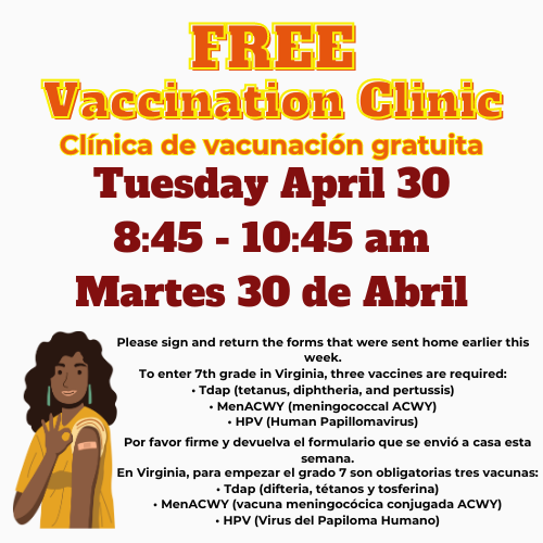  23 - 24 Vaccination Information for Rising 7th Graders